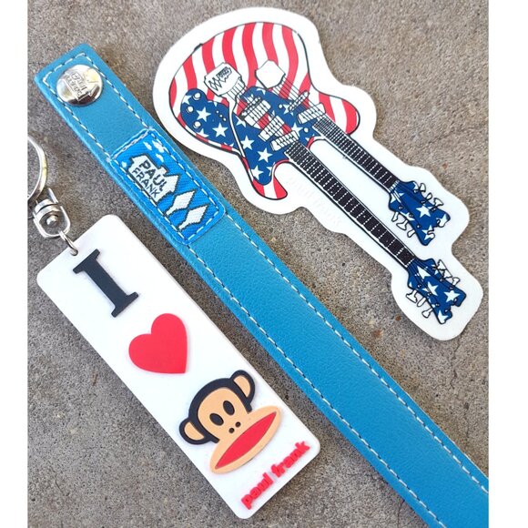 Y2k Paul Frank Vintage Sticker Keychain & Bracelet - Picture 1 of 5